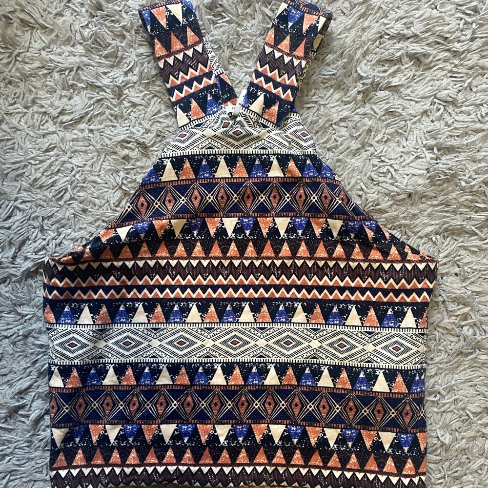 Forever 21 Tribal Print Crop Top